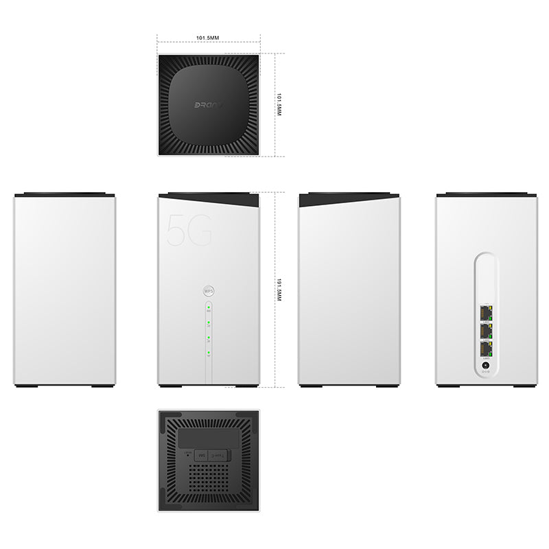 Routeur CPE haut débit sans fil 5G 4G LTE WiFi 6 AX3000 débloqué