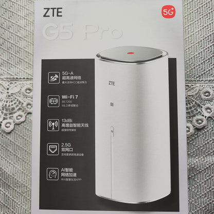 Routeur sans fil ZTE 5G AI CPE G5 Pro MC8512 WiFi 7 BE7200