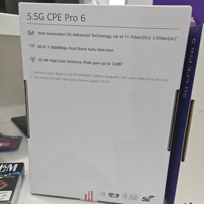 HUAWEI 5.5G CPE PRO 6 WiFi 7 Router H165-383