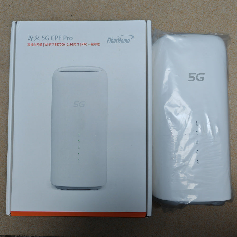 Routeur FiberHome 5G CPE Pro LG6851F WiFi 7 BE7200, ports Ethernet 2,5G