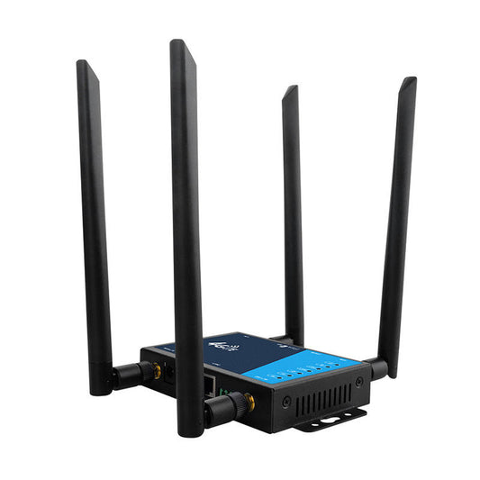 Dual Network Ports 4G LTE CAT4 Industrial CPE WiFi Router LT220