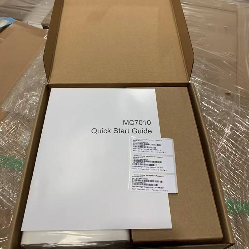 Trois routeurs CPE 5G extérieurs ZTE MC7010 Ethernet 2,5G RJ45 POE
