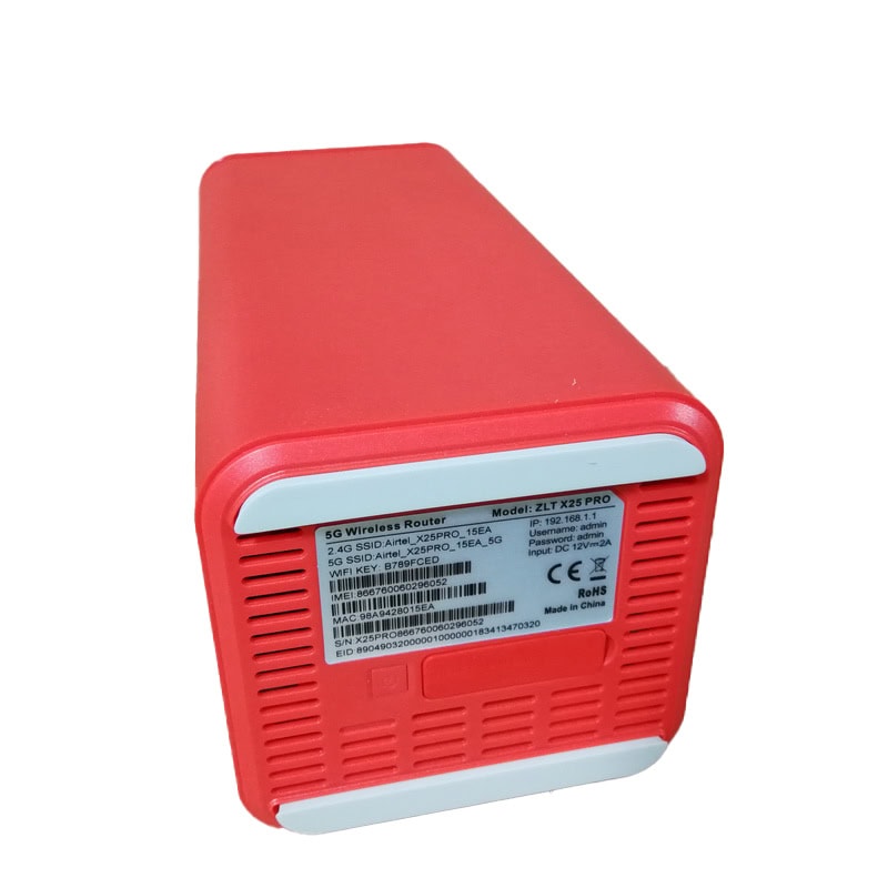 Carte SIM débloquée ZLT 5G Broadband X25 Pro WiFi 6 Routeur CPE