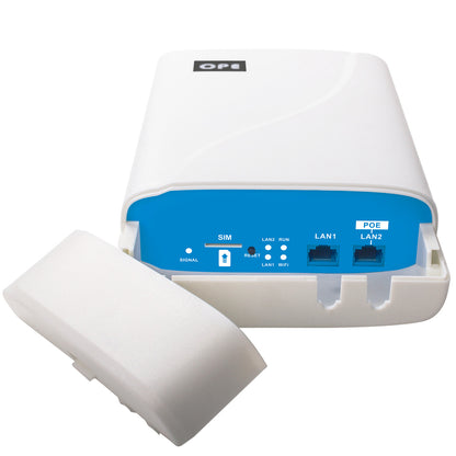 Dual Network Ports 4G LTE CAT4 Outdoor CPE POE Router LT17+TS780P