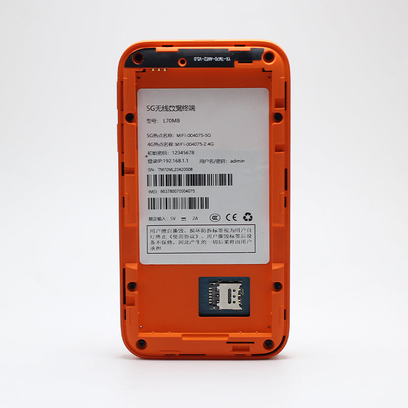 Carte SIM 5G Mobile WiFi 6 Hotspot L70MB débloquée