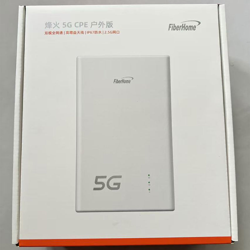 Routeur PoE filaire extérieur FiberHome 5G CPE LG6121D IP67, port RJ45 2,5G