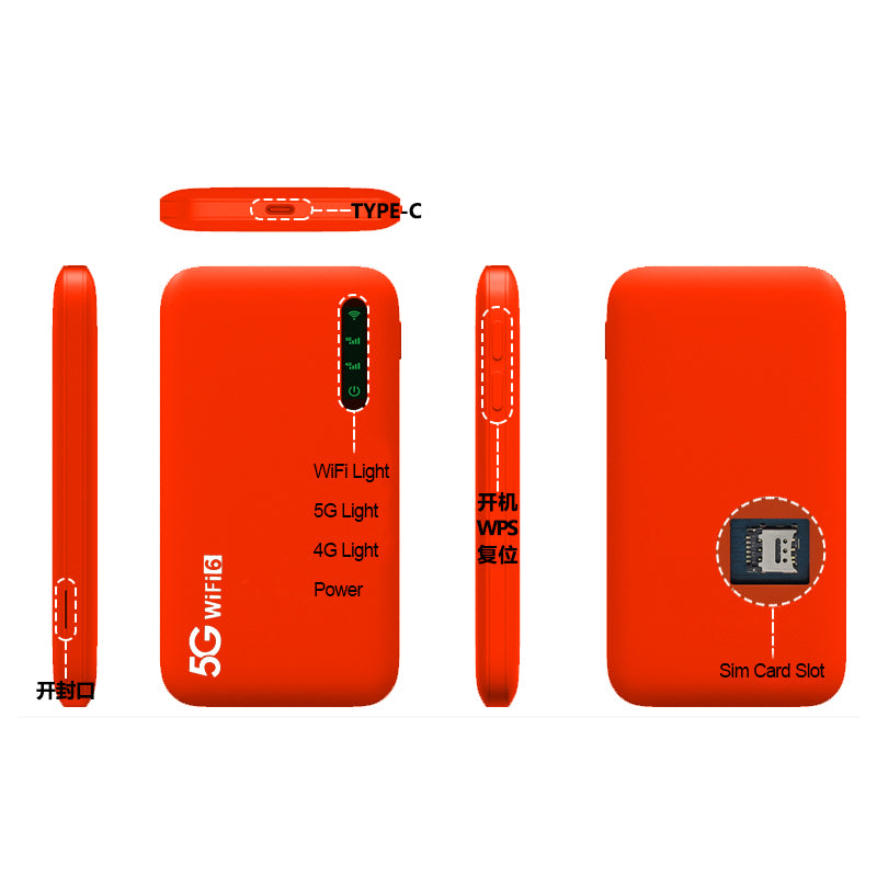 Carte SIM 5G Mobile WiFi 6 Hotspot L70MB débloquée