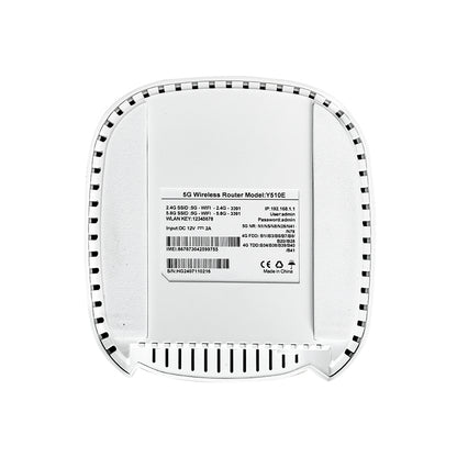 Routeur 5G WiFi 6 AX1800 CPE d'intérieur avec carte SIM Y510E