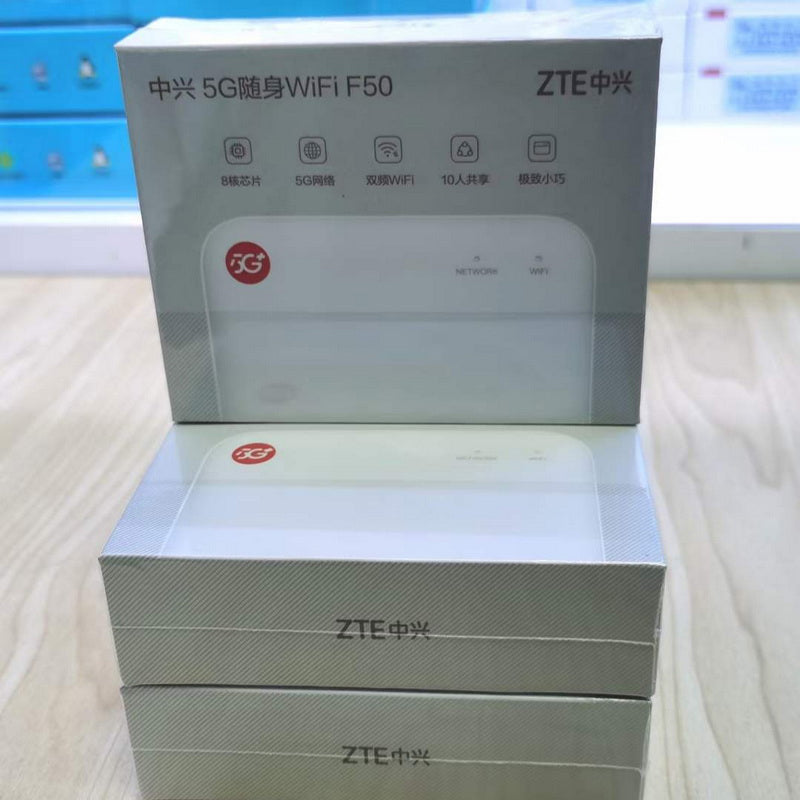 Point d'accès sans fil portable ZTE 5G WiFi F50 double mode NSA SA Wi-Fi 5