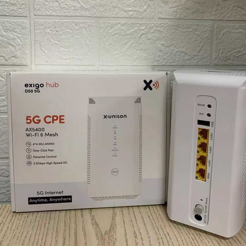 Routeur maillé Xunison Exigo Hub D50 5G CPE WiFi 6 AX5400