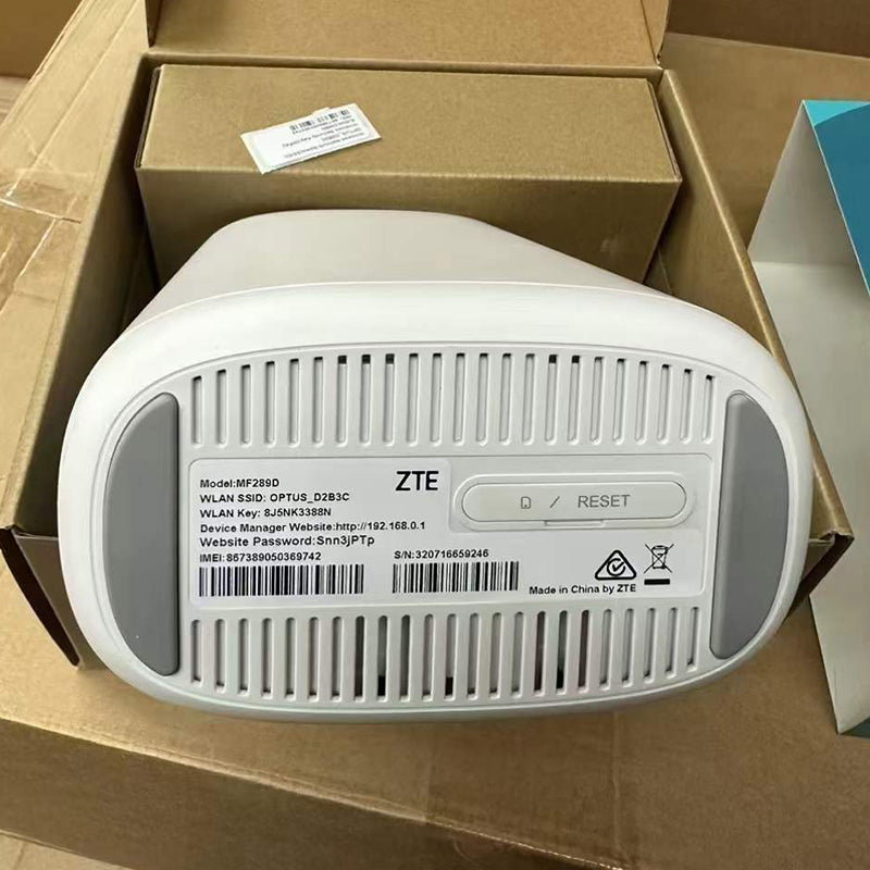 ZTE 4G Indoor CPE MF289D Dual WiFi Bands CAT12 LTE Router